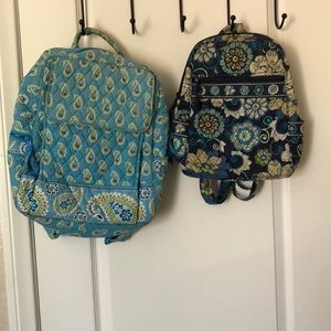 2 Vera Bradley Backpacks